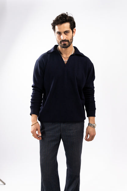 Classic Navy V-Neck