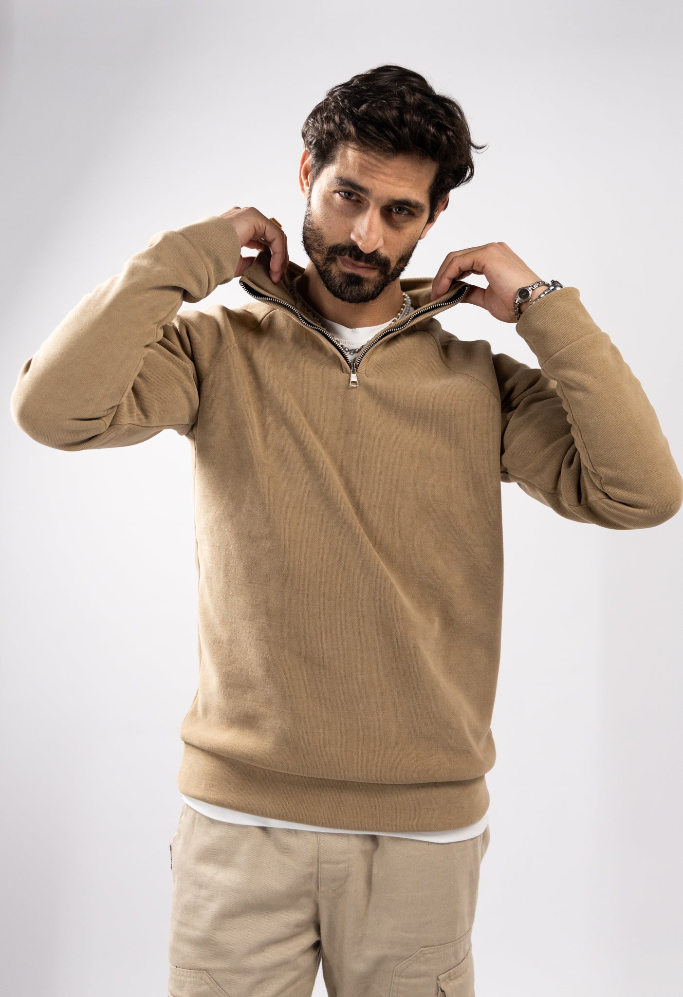 Maple Brown Knit-Sweater