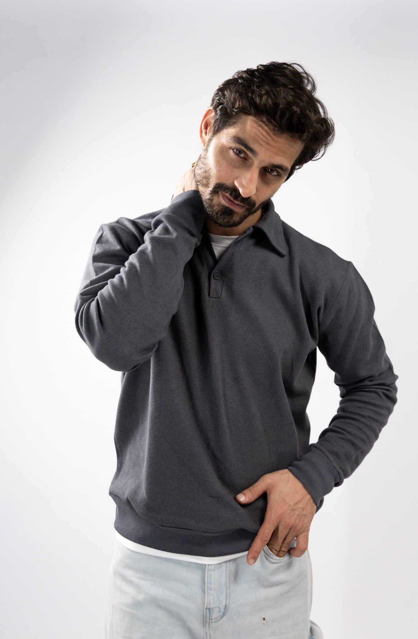 Comfort Dark-Grey Pullover